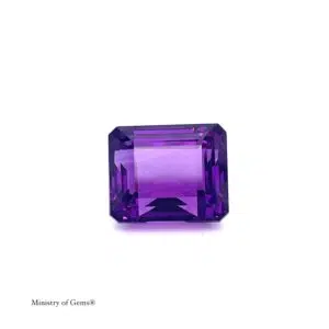 Amethyst - 5 Carats - Emerald Cut