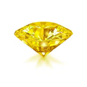 Diamond - Yellow Diamond - 1.04 carat - Round Shape - VS ColouR Grading