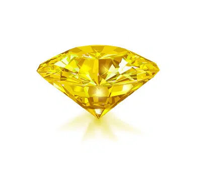 Diamond - Yellow Diamond - 1.04 carat - Round Shape - VS ColouR Grading