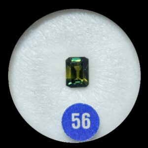 Australian Sapphire Green-Yellow, 1.34 Carats, Emerald, Unheated