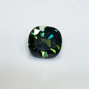 Australian Sapphire Green, 2.3 Carats, Cushion