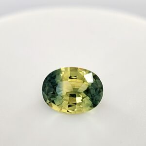 Australian Sapphire Yellow-Green, 1.32 Carats, Oval, Unheated