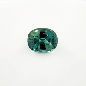 Australian Sapphire Blue-Green, 1.37 Carats, Cushion, Unheated