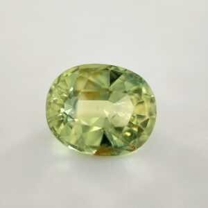 Australian Sapphire Yellow -Green, 1.32 Carats, Oval