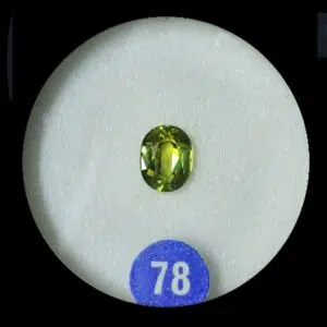 Australian Sapphire Yellow-Green, 1.33 Carats, Oval