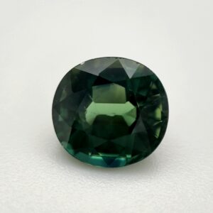 Australian Sapphire Green, 1.66 Carats, Oval, Unheated