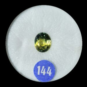 Australian Sapphire Yellow-Blue Parti Colour, 1.52 Carats, Oval, Heated