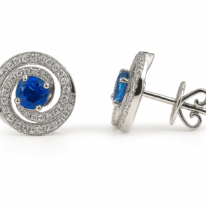 Earrings with Sapphires