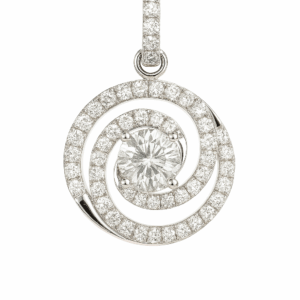 Fibonacci Diamond Pendant