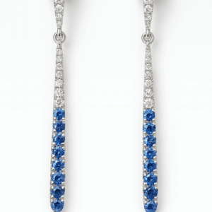 Blue Sapphire Earrings