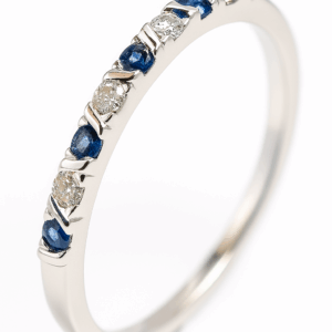 Sapphires & Diamonds Ring
