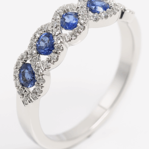 Sapphires & Diamonds Ring
