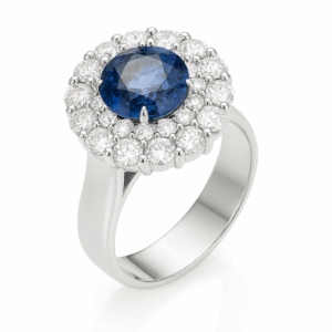 Sapphire & Diamonds Ring