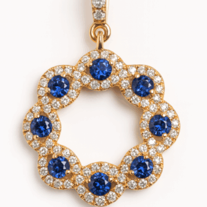 Sapphire & Diamond Pendant