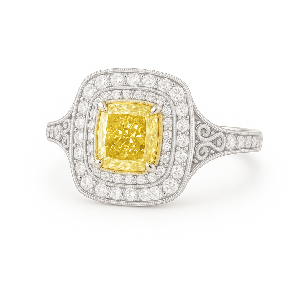 Yellow Diamond Ring