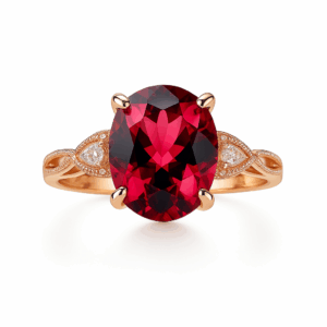 Tourmaline Art Deco Ring