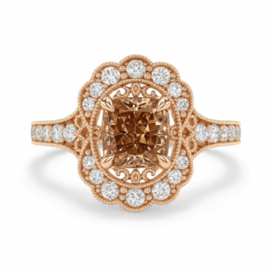 Cognac Diamond Ring